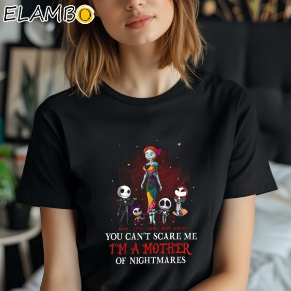 Personalized You Cant Scare Me Im A Mother Of Nightmares Shirt Disney Gifts Black Shirt Shirt