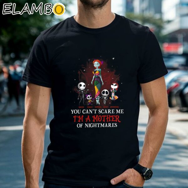 Personalized You Cant Scare Me Im A Mother Of Nightmares Shirt Disney Gifts Black Shirts Shirt