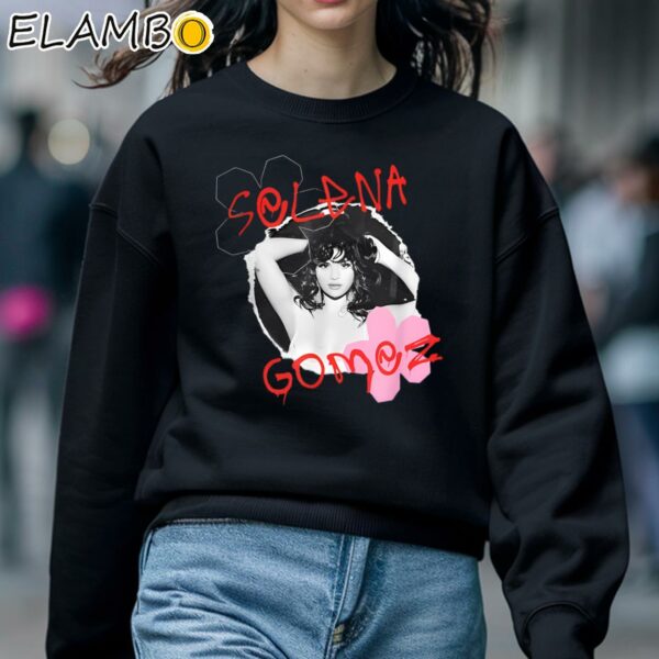 Selena Gomez Flower Photo T Shirt Sweatshirt 5