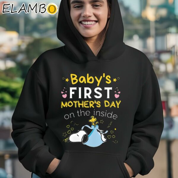 Snoopy And Woodstock Babys First Mothers Day On The Inside Shirt Hoodie 12