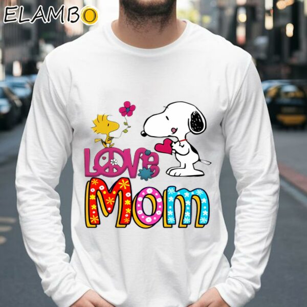 Snoopy Woodstock Love Mom Happy Mothers Day Shirt Longsleeve 39