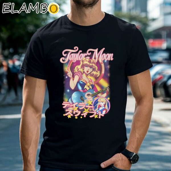 Taylor Swift And Sailor Moon Combination T shirt Black Shirts 2