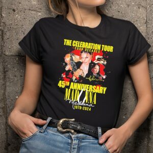 The Celebration Tour Four Decades 45th Anniversary Madonna 1979 2024 Signature T Shirt 1 6