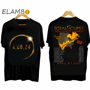 Total Solar Eclipse April 8 2024 Tour of America Shirt