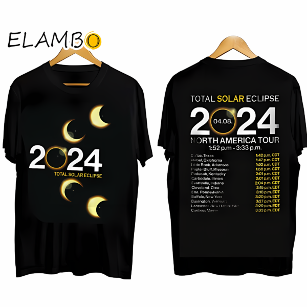 Total Solar Eclipse April 8th 2024 Shirt