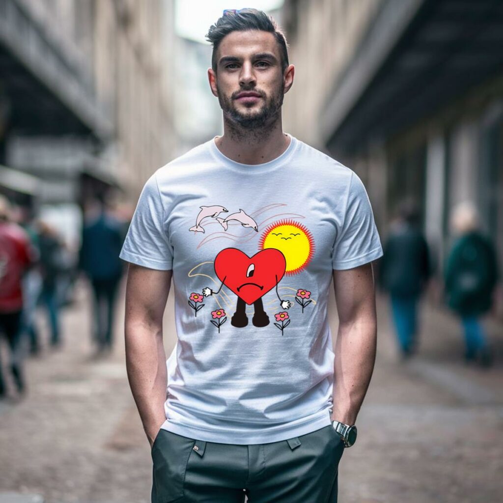 Un Verano Sin Ti Bad Bunny Heart T-Shirt