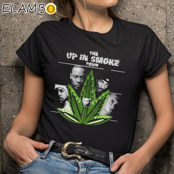 Up In Smoke Tour T Shirt Dre Snoop Hip Hop Black Shirts 9