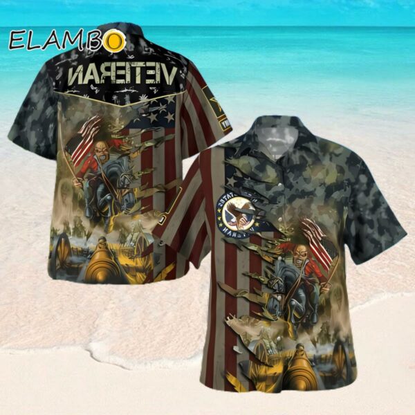 Veteran Iron Iron Maiden Tropical Hawaii Shirt Hawaaian Shirt Hawaaian Shirt
