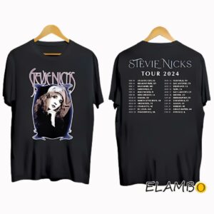 Vintage 2024 Stevie Nicks Live In Concert T Shirt 2 Side 2 Side