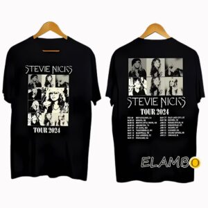 Vintage 90s Stevie Nicks Tour 2024 Graphic Tee Shirt 2 Side 2 Side