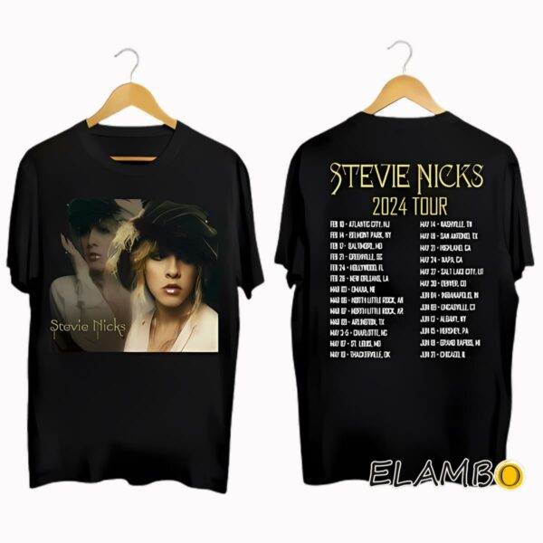 Vintage Stevie Nicks 2024 Tour Concert T Shirt 2 Side 2 Side