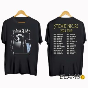 Vintage Stevie Nicks 2024 Tour T Shirt 2 Side 2 Side