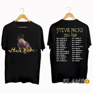 Vintage Stevie Nicks Tour Concert 2024 T Shirt 2 Side 2 Side