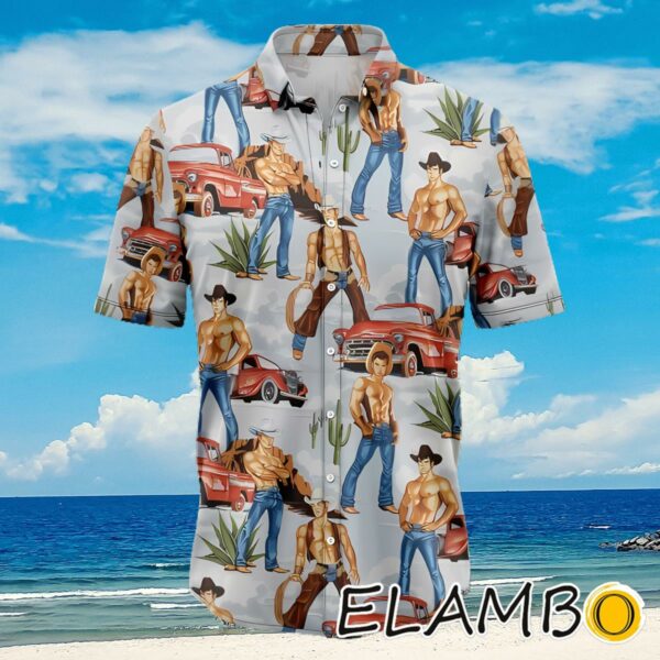 Western Cowboy Tropical Hawaiian Shirt For Men Aloha Shirt Aloha Shirt