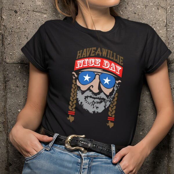 Willie Nelson Have A Willie Nice Day Outlaw Country T Shirt 1 6