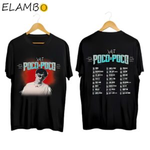 Xavi Poco A Poco Tour 2024 Concert T Shirt Background FULL