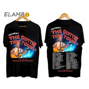 Zach Bryan The Quittin Time Tour 2024 Shirt Love Country Music Singer