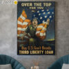 1918 American WWI Poster Over The Top For You
