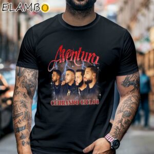 2024 Aventura Tour Cerrando Ciclos Shirt Aventura Concert Group Black Shirt 6
