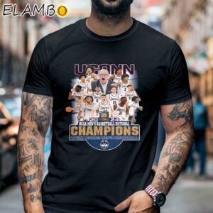 2024 NCAA Men's Basketball National Champions Uconn Huskies Shirt Black Shirt 6