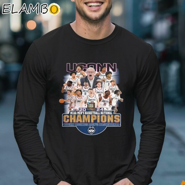 2024 NCAA Men's Basketball National Champions Uconn Huskies Shirt Longsleeve 17