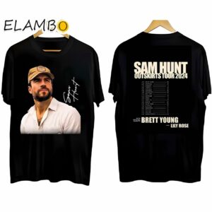 2024 Sam Hunt Outskirts Tour Signatures T-Shirt