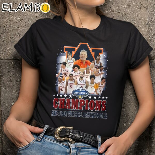2024 Tournament Champions Auburn Tigers Basketball Shirt Black Shirts 9