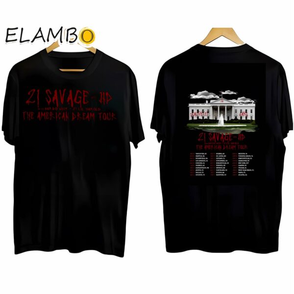 21 Savage The American Dream Tour 2024 Concert Shirt