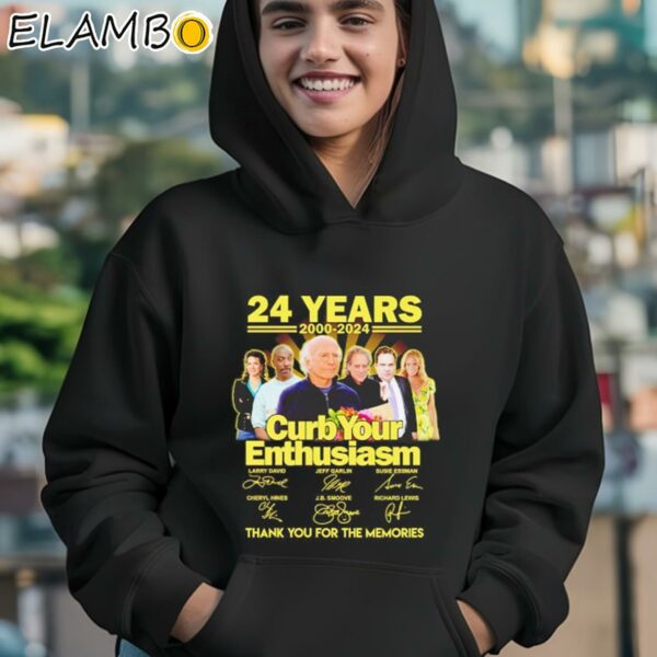 24 Years 2024 Curb Your Enthusiasm Thank You For The Memories Signatures Shirt Hoodie 12