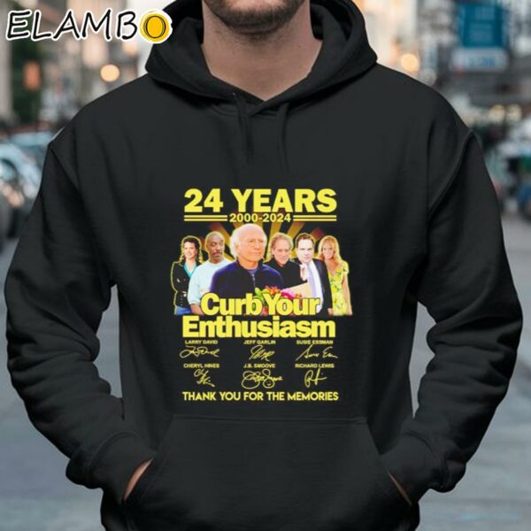 24 Years 2024 Curb Your Enthusiasm Thank You For The Memories Signatures Shirt Hoodie 37