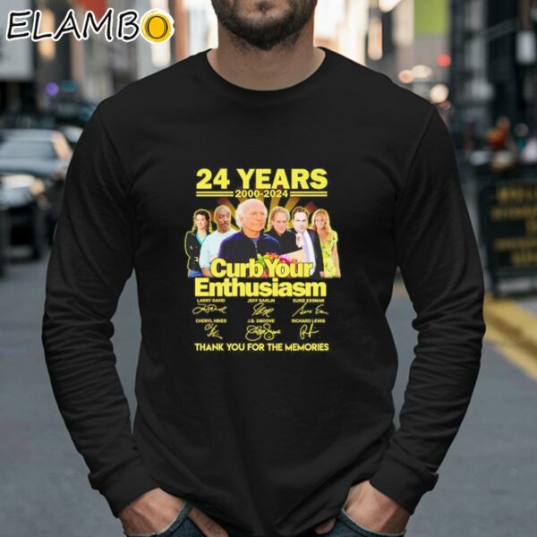 24 Years 2024 Curb Your Enthusiasm Thank You For The Memories Signatures Shirt Longsleeve 40