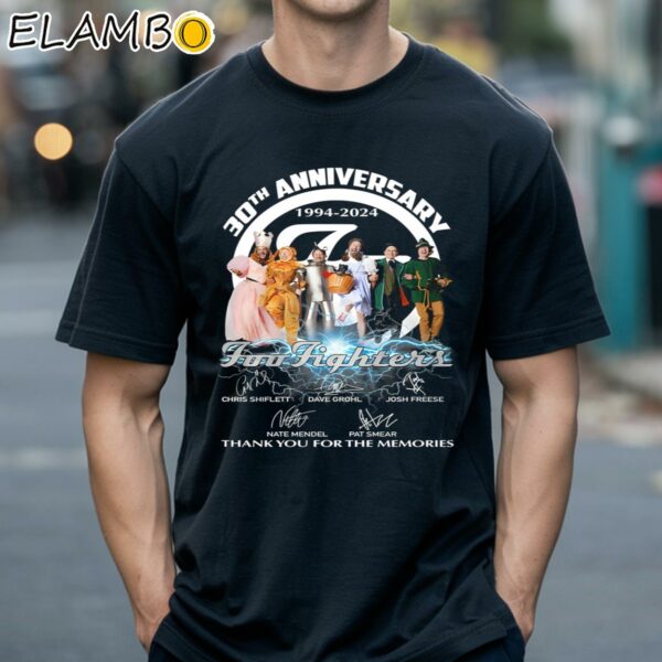 30th Anniversary 1994 2024 Foo Fighters Thank You For The Memories Shirt Black Shirts 18
