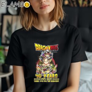 40 Years Of 1984 2024 Dragon Ball Thank You For The Memories Shirt Black Shirt Shirt