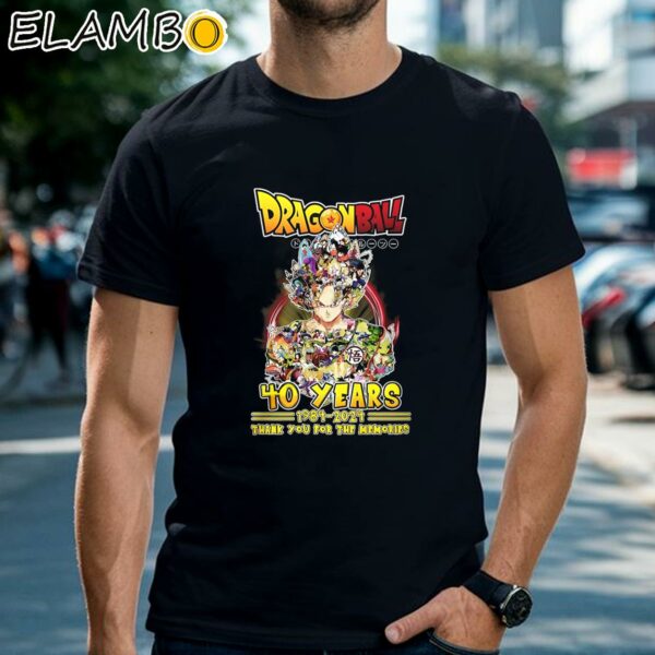 40 Years Of 1984 2024 Dragon Ball Thank You For The Memories Shirt Black Shirts Shirt