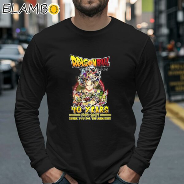 40 Years Of 1984 2024 Dragon Ball Thank You For The Memories Shirt Longsleeve 40