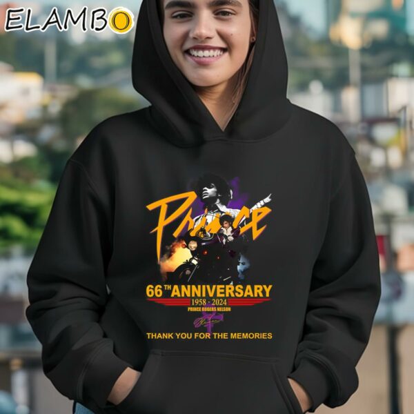 66th Anniversary 1958 2024 Prince Rogers Nelson Thank You For The Memories T Shirt Hoodie 12