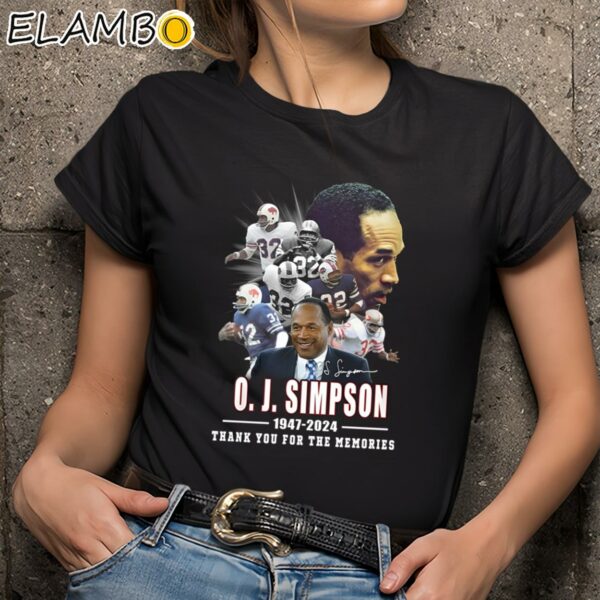 77 Years Of 1947 2024 O J Simpson Thank You For The Memories T Shirt Black Shirts 9