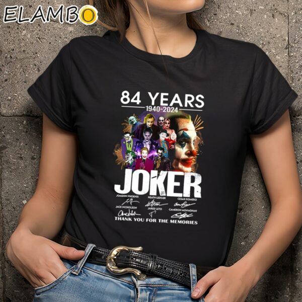 84 Years 1980 2024 Joker Thank You For The Memories T Shirt Black Shirts 9