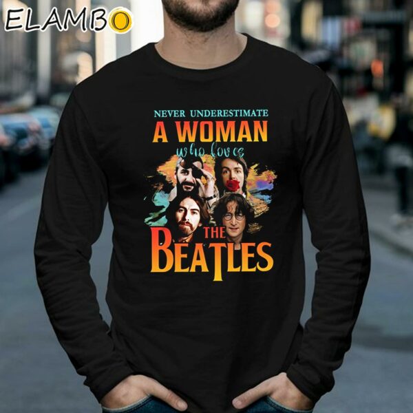 A Woman Who Loves The Beatles Shirt Longsleeve 39