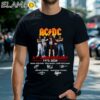 ACDC Band 51 Years Signatures 1973 2024 Shirt ACDC Anniversary Fan Lovers Black Shirts Shirt