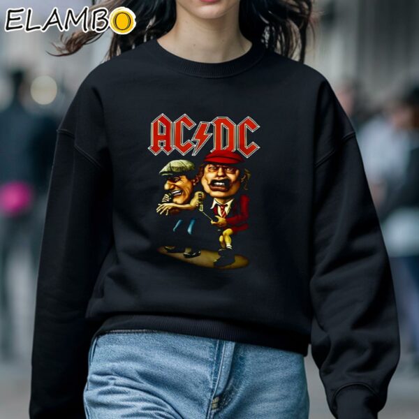 ACDC Caricature In Concert Shirt by Dady Love Sweatshirt 5