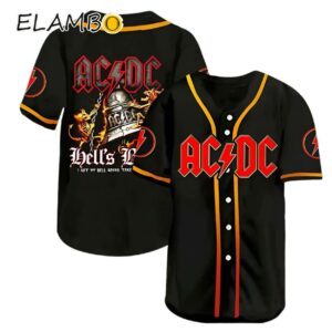 ACDC Got My Bell Rock Band Baseball Jersey Printed Thumb
