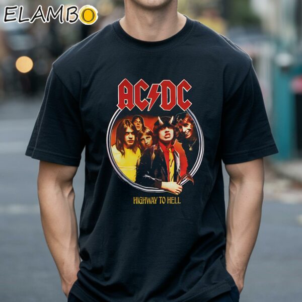 ACDC Highway To Hell Heavy Metal Rock Tee Shirt Black Shirts 18