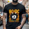 ACDC Highway to Hell Fire Vintage Angus Young Burning Shirt Black Shirt 6