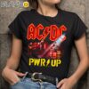 ACDC Power up World Tour T shirt Vintage Heavy Metal Concert Black Shirts 9