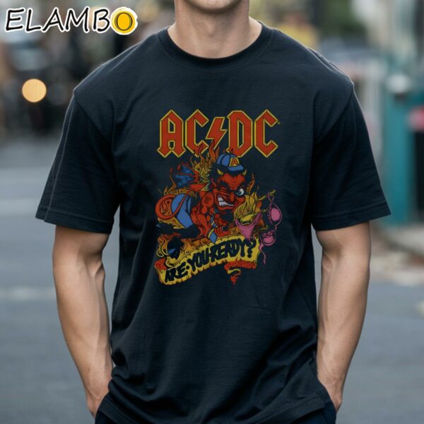ACDC Shirt Are You Ready ACDC Band Merch Black Shirts 18