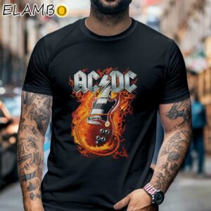 ACDC Thunderstruck Guitar T shirt Black Shirt 6