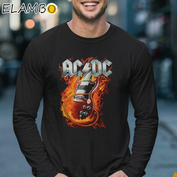 ACDC Thunderstruck Guitar T shirt Longsleeve 17