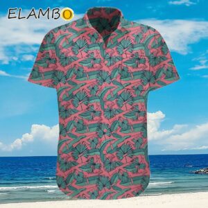 AK Gun Tactical Pink Tropical Hawaiian Shirt For Women Aloha Shirt Aloha Shirt