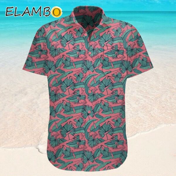AK Gun Tactical Pink Tropical Hawaiian Shirt For Women Hawaaian Shirt Hawaaian Shirt